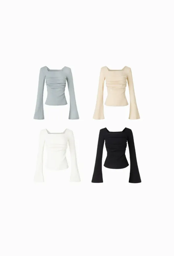 Joy Long Sleeves Top (4 Color)