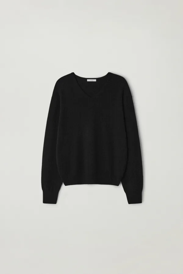 Galerie v-neck knit (Black)