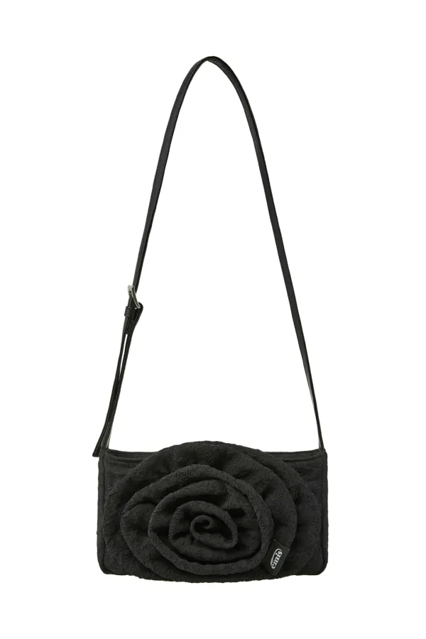 CORSAGE FLAT BAG-BLACK