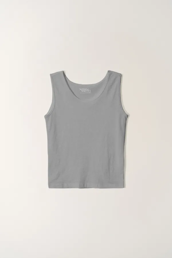4TH / Soft cotton tank (Gray)