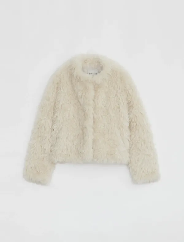 SOFT FUR JACKET [CREAM]