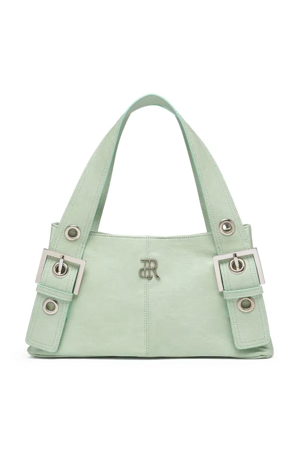 TRAPE EYELET MINI BAG (MINT)