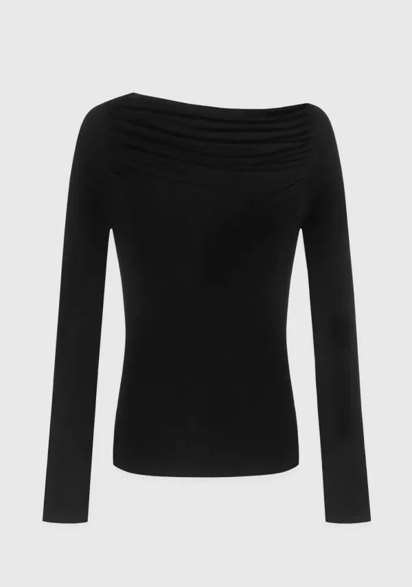 2nd) Silky Soft Shirring T-shirt (3colors)