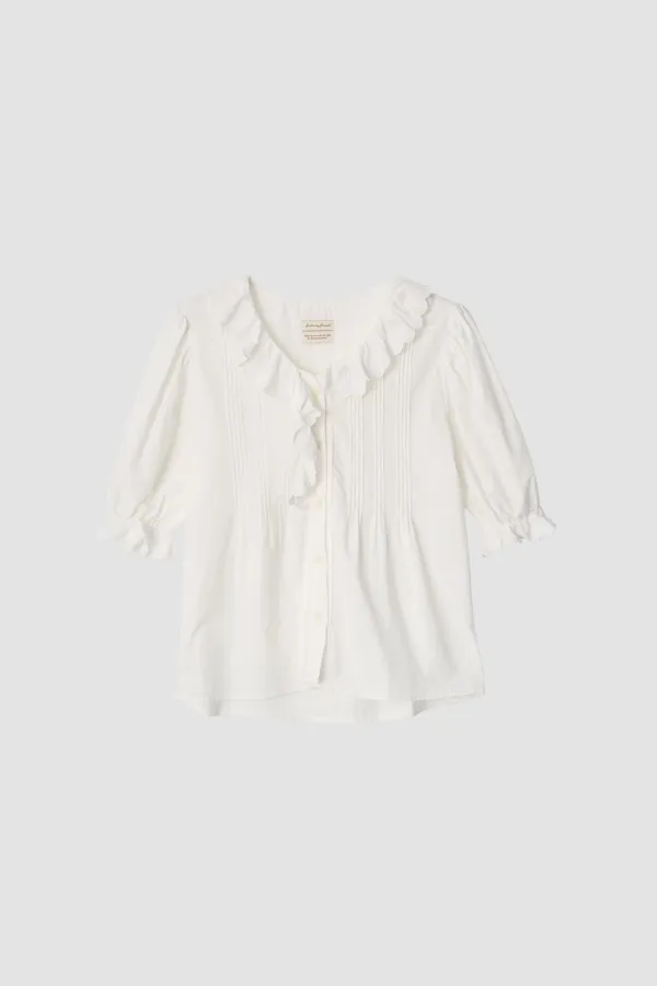 5th) Frida White Blouse
