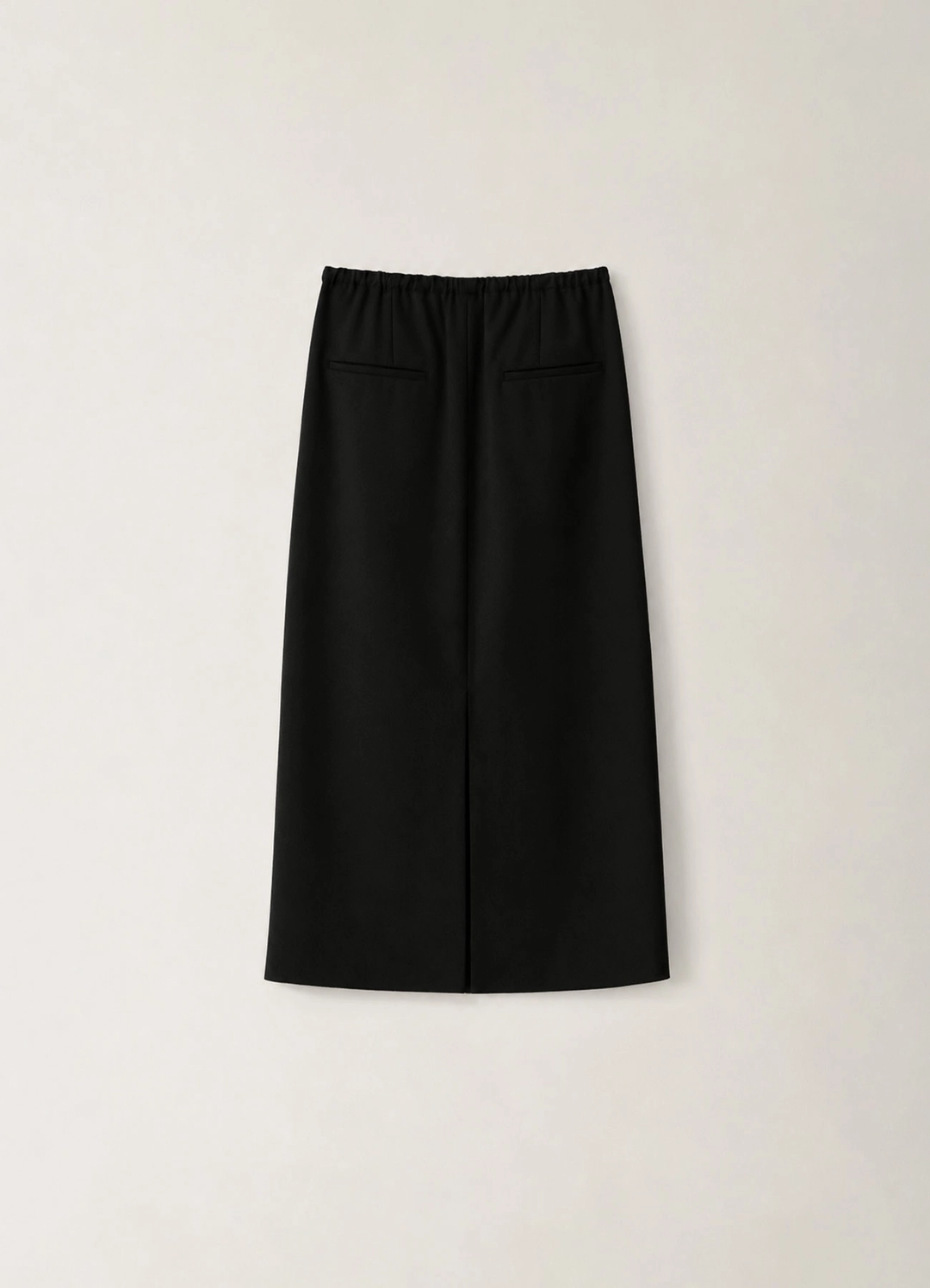 페블엠 Wool String Maxi Skirt - Black 상품 이미지 2