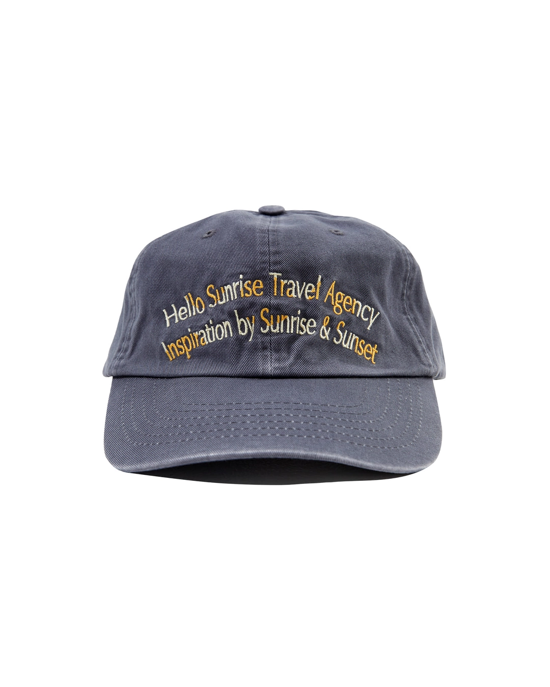 헬로선라이즈 Dot Arch Logo Ball Cap_Dark Gray 상품 이미지 1