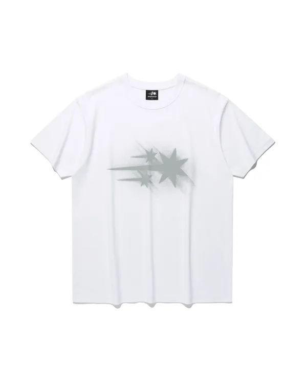 moving symbol tee[white/grey]