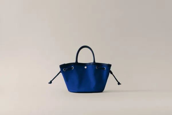 SAC COQUILLE MINI BLUE