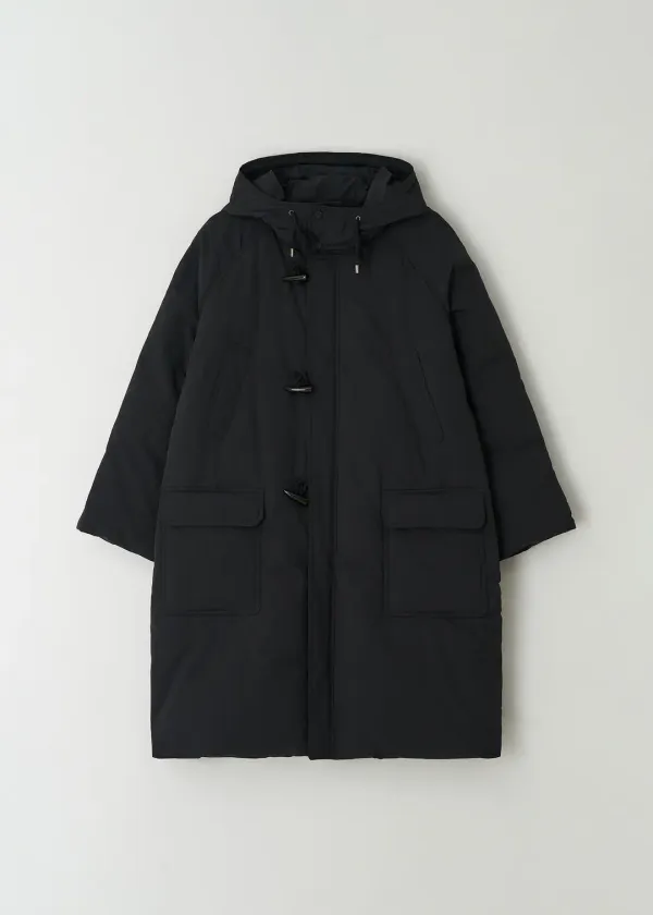 Hooded Long Goose Down(Navy)