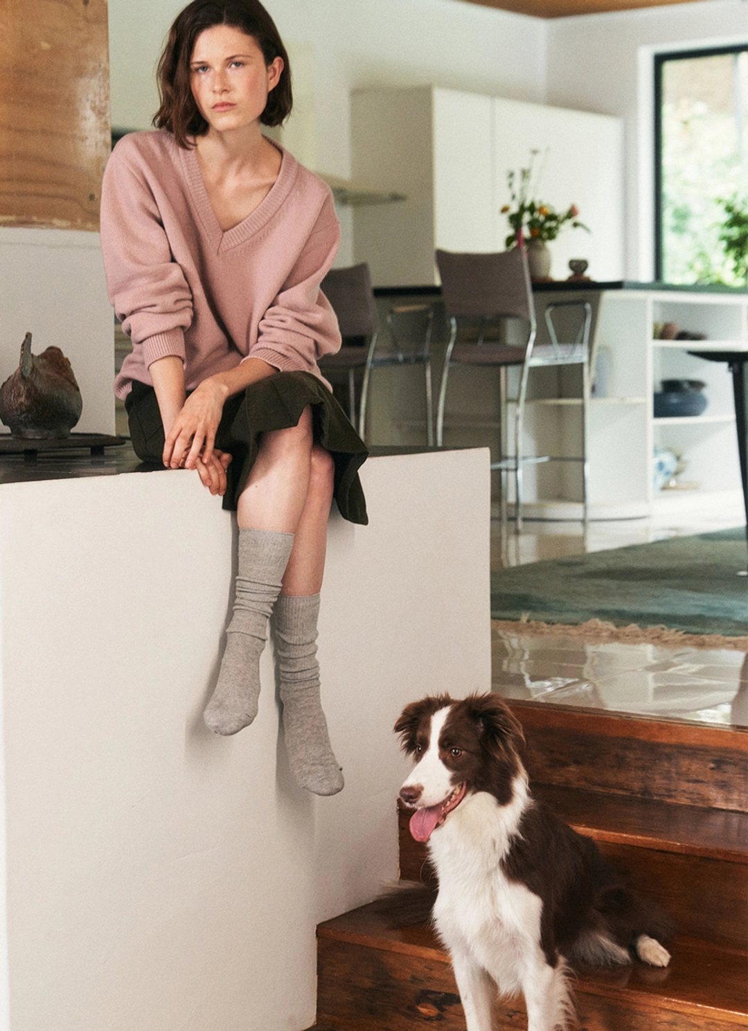 리볼드 Cashmere V-Neck NT_(Pink) 상품 이미지 3