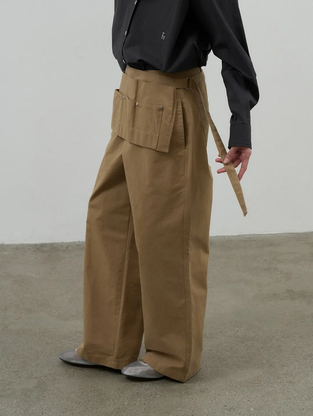 포에토 WORK PANTS SET - BEIGE [3rd] 상품 이미지 2