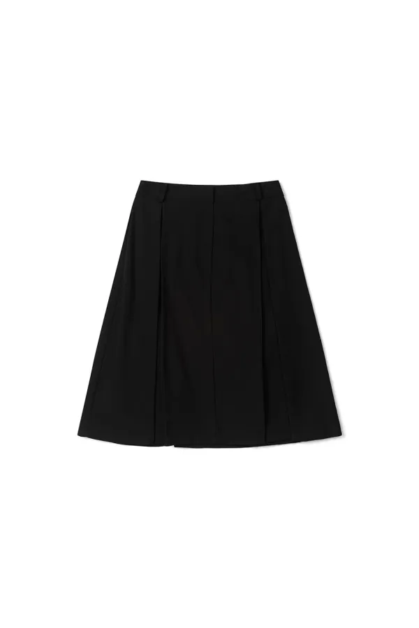 Page pintuck skirt_black
