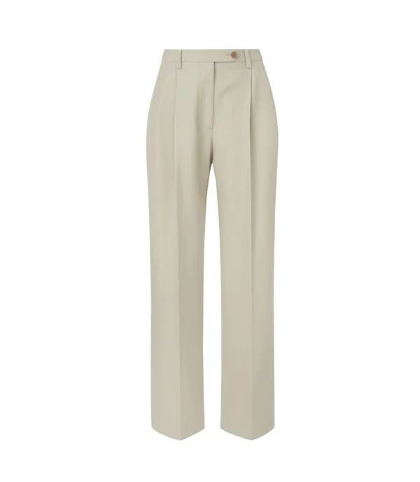 TWO-TUCK WIDE SLACKS