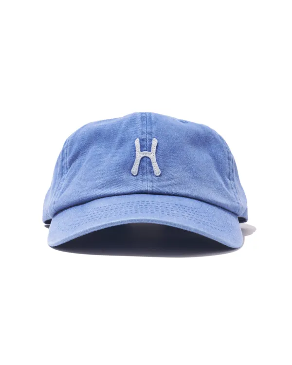 H Logo Cotton Ball Cap_Blue