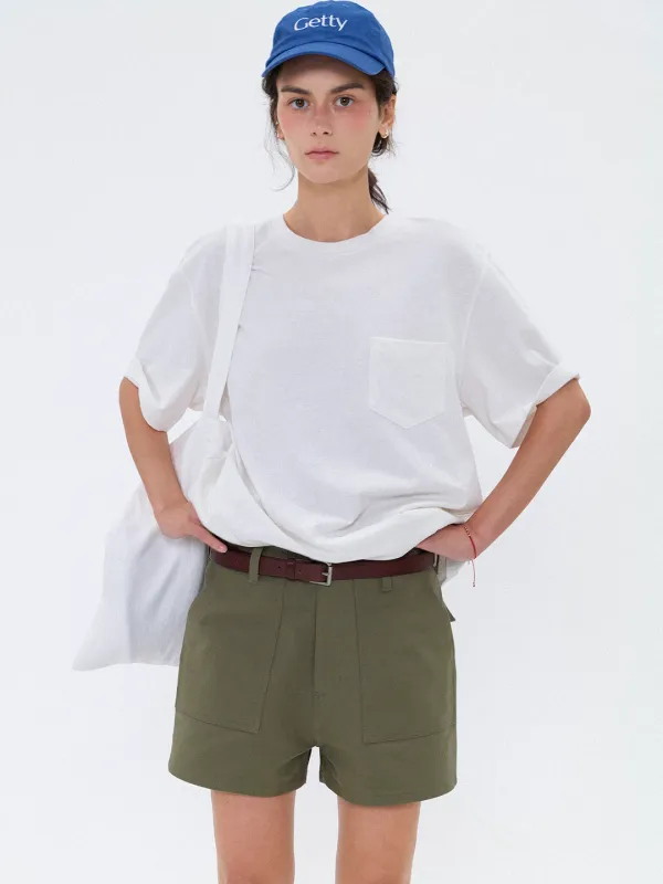 [3rd] U.S boxy t-shirt_vintage ivory