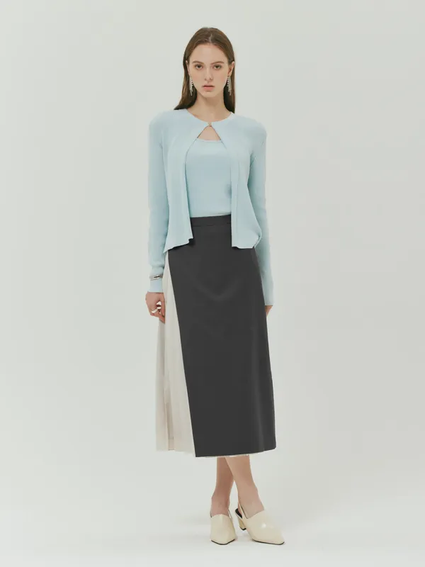 플리츠 스커트 FW Refurb