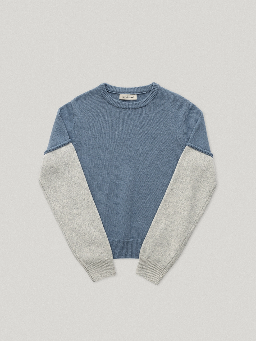 스무드무드 Bami Colored knit Blue Gray 상품 이미지 1