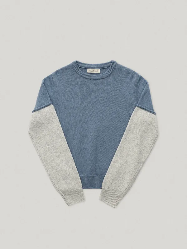 Bami Colored knit Blue Gray
