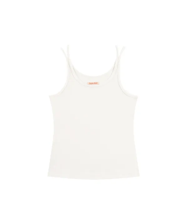 A3591 더블 스트링 슬리브리스_White