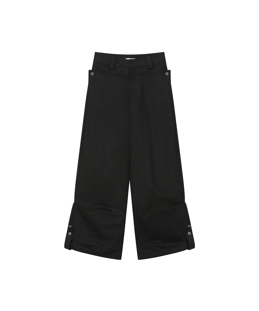 미세키서울 Flap layered wide pants BLACK 상품 이미지 2