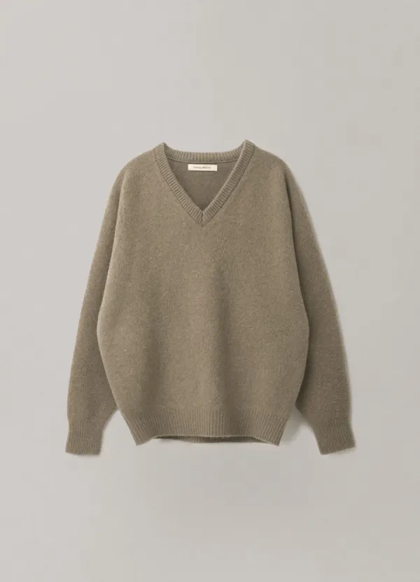 13TH / Pound alpaca sweater (Pecan)