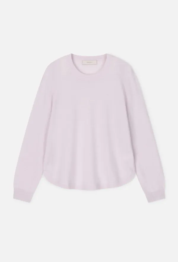 Cashmere Crew-Neck Knit (Lavender)