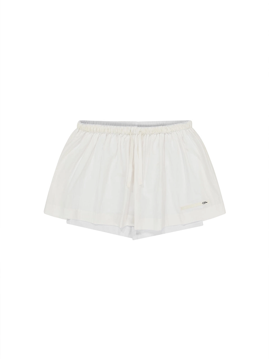 기준 [손연재 착용] Pure Layered Shorts Off-White 상품 이미지 1