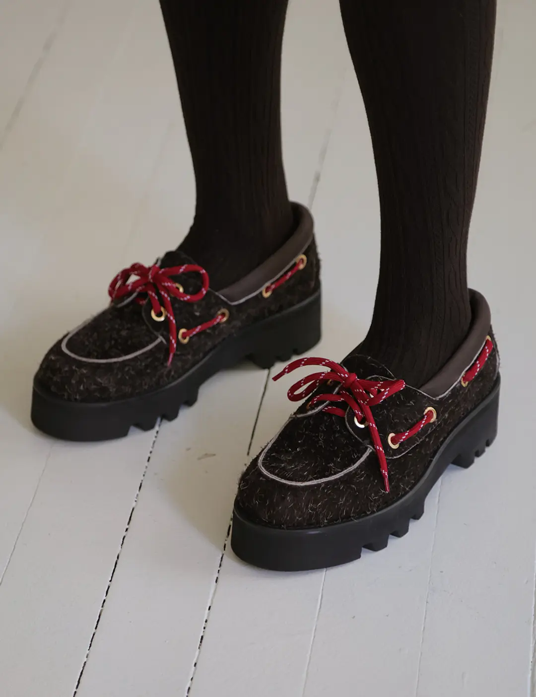 노미나떼 Coco Cow Loafers (Dark Brown) 상품 이미지 2