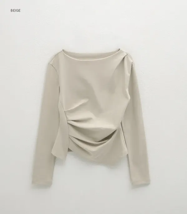 (Z-BL-4287)LOND2 WAIST TUCK BLOUSE