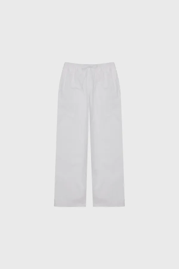Silky banding pants