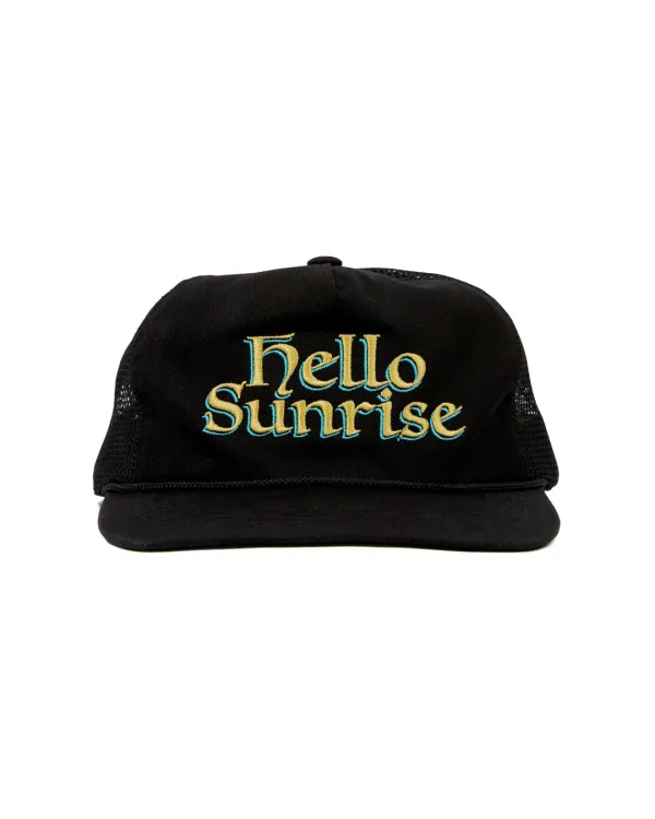 Heritage Logo Relaxed Fit 5P Cap_Black