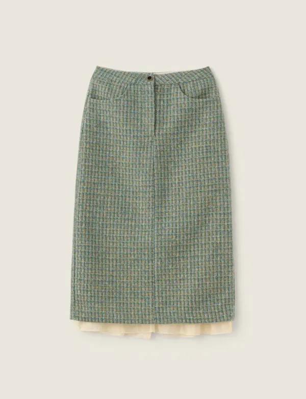 Bella Organza Skirt (Green)