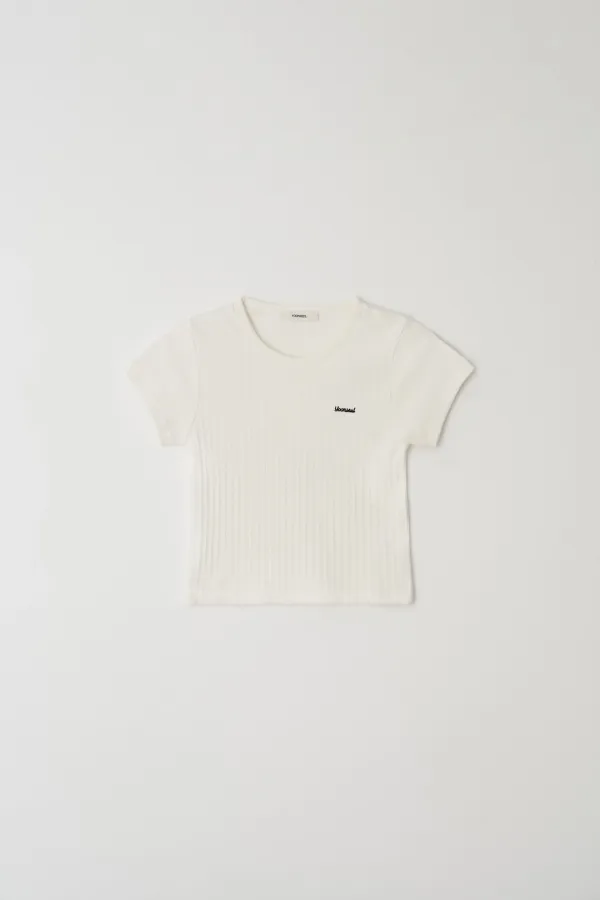 pointelle baby t-shirt