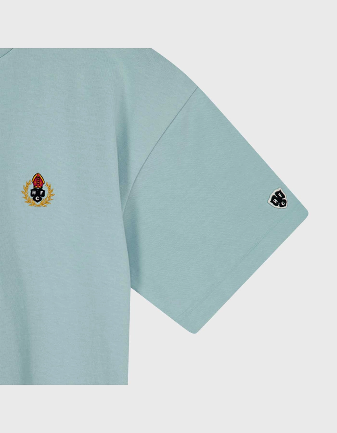 헤리티지플로스 CREST 20S COMPACT YARN T-SHIRT / Sky Blue 상품 이미지 3