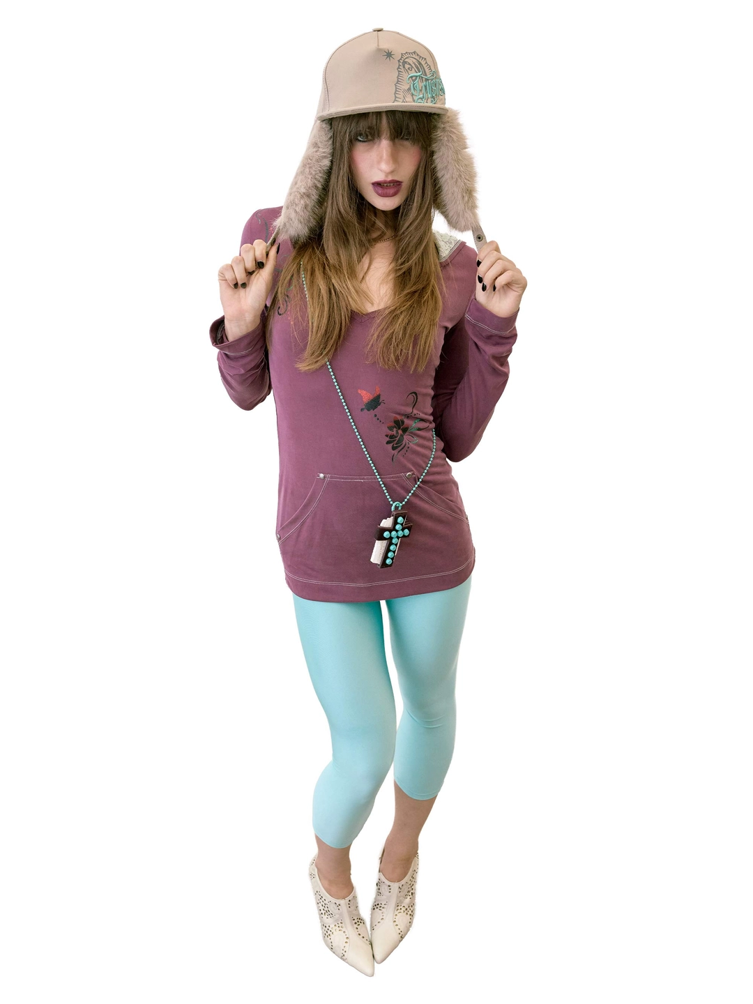 스컬프터 Faithless Twill Earflap Cap Beige 상품 이미지 2
