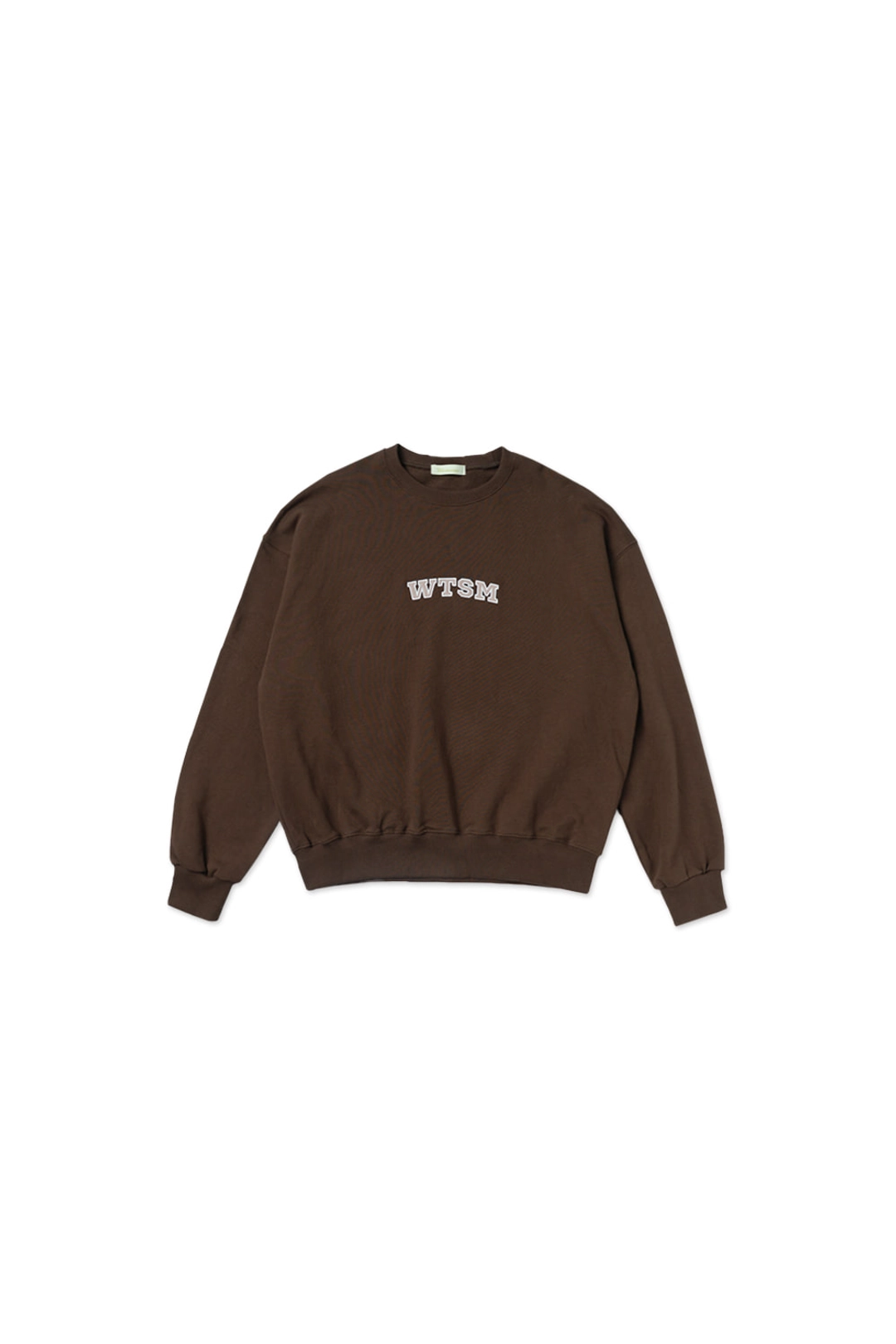 위드아웃썸머 Wtsm logo sweatshirt_brown 상품 이미지 2