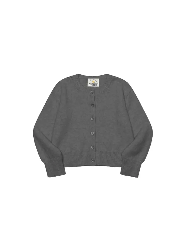 Mild Button Cardigan Grey_F253KN02