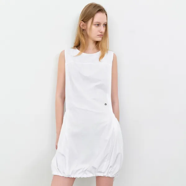 (OP-6339)YU STRING BALLOON MINI DRESS