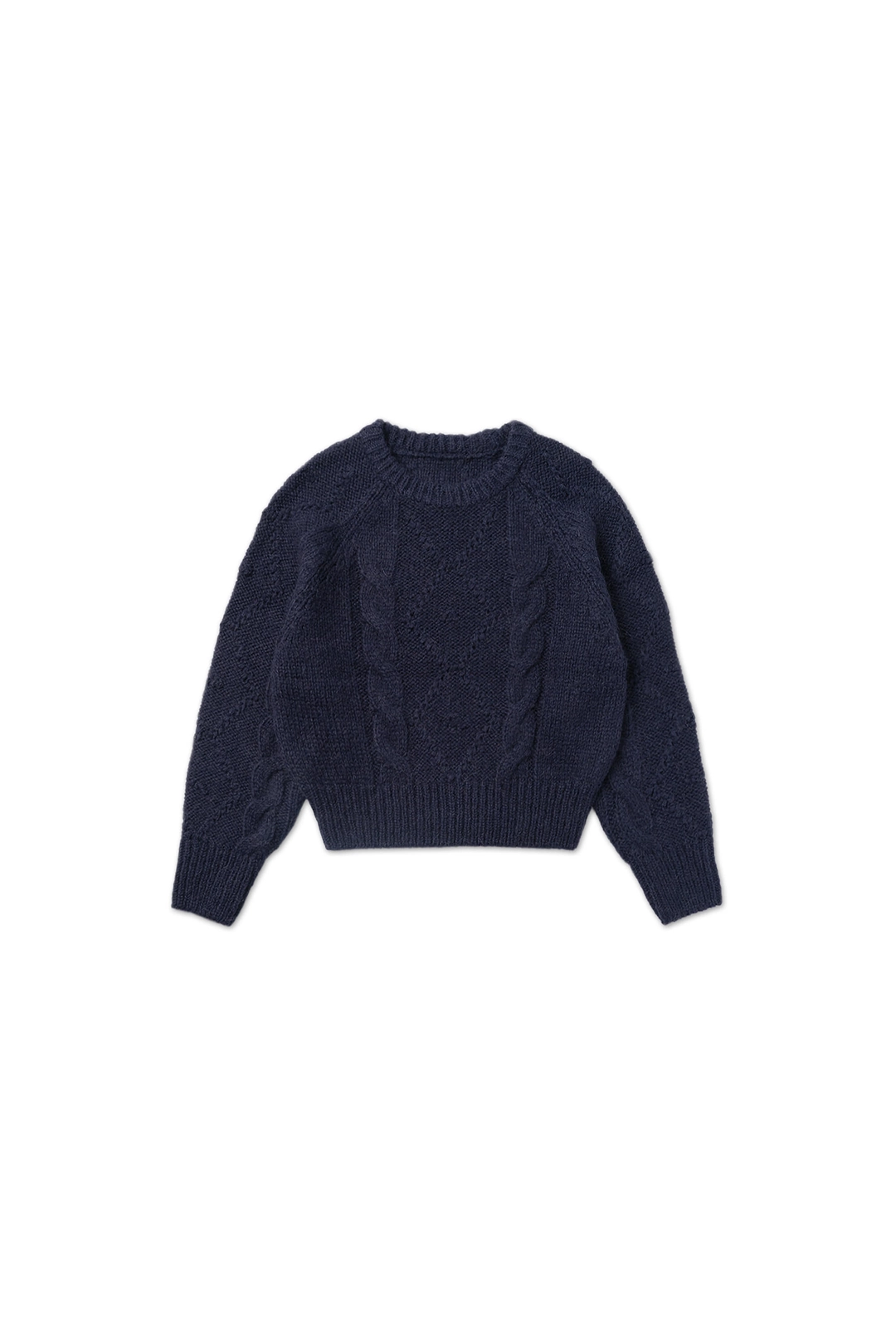 위드아웃썸머 [이나pick] Cozy cable knit_navy 상품 이미지 1