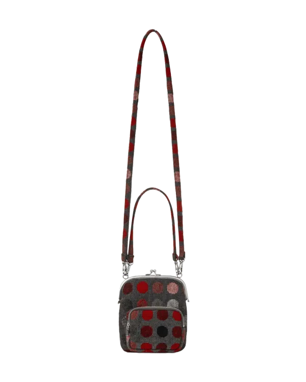 MINI POCKET 2WAY BAG [DOT CHARCOAL]