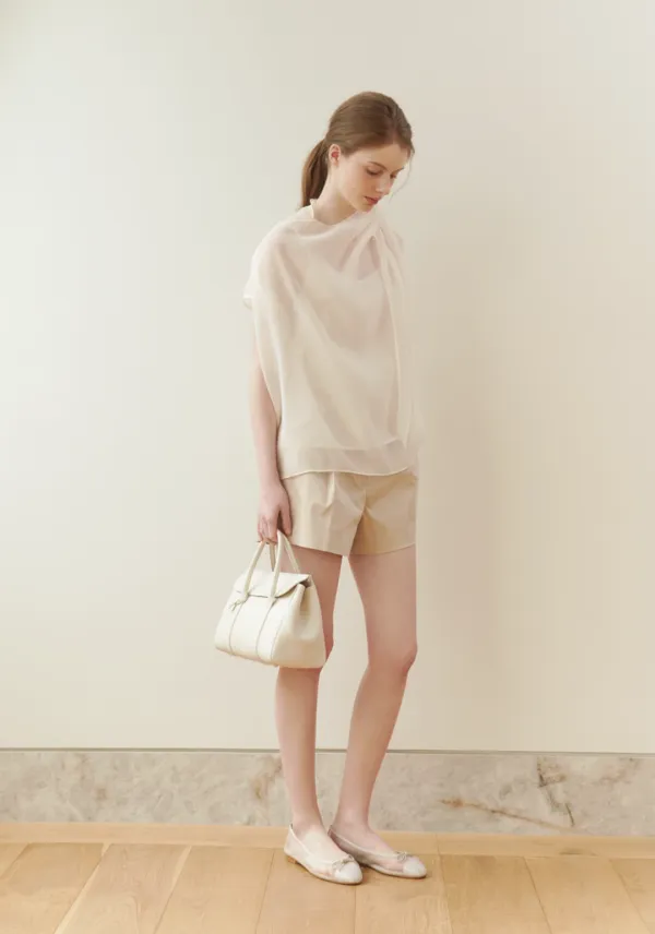 ROHE TIE BLOUSE
