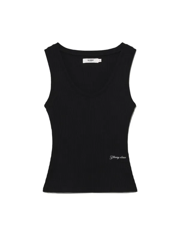 ROCKY WAFFLE SLEEVELESS TOP 2.0 (BLACK)