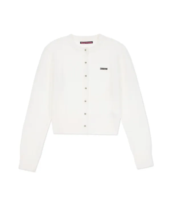Nickel Round Cardigan [Ivory]