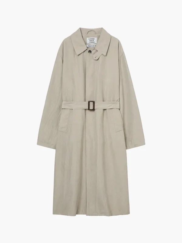 WASHED SINGLE TRENCH COAT_beige