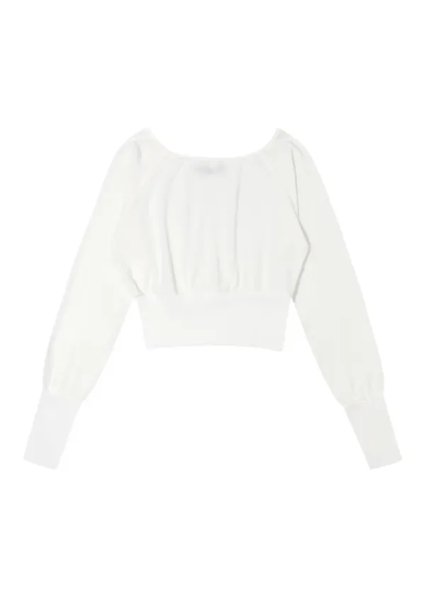 ESSENTIAL BOAT NECK LONG SLEEVE, IVORY