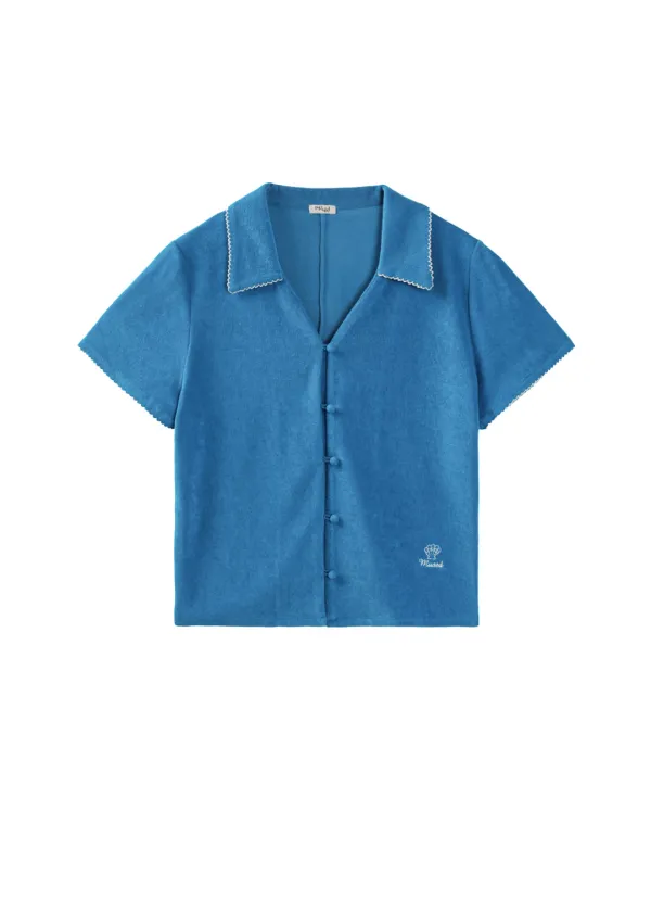 Mused Terry Jersey Shirts - Blue