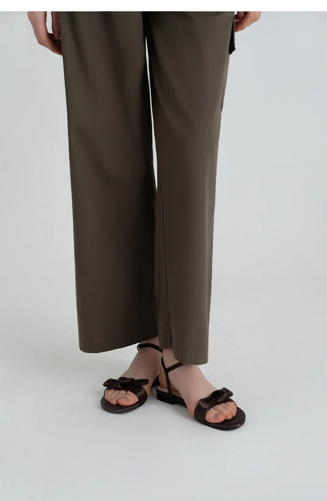 위드아웃썸머 Kohi ribbon sandal_brown 상품 이미지 2
