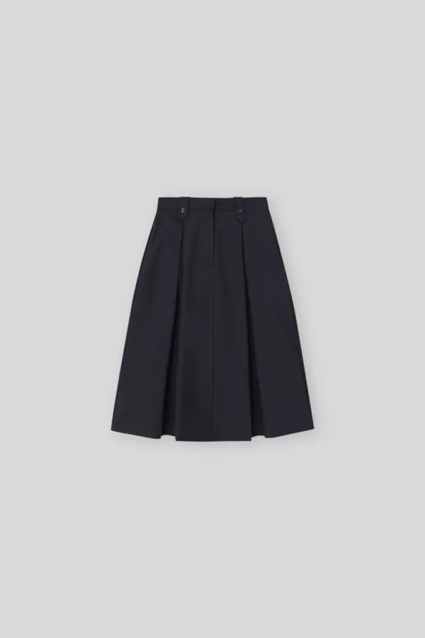 Peanut midi skirt (navy)