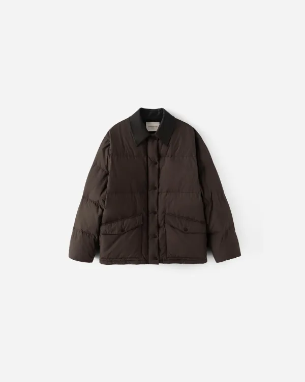 Theo Collar Midi Padding Jacket