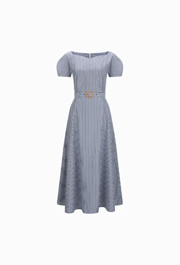 Katrina Stripe One-piece (Navy)